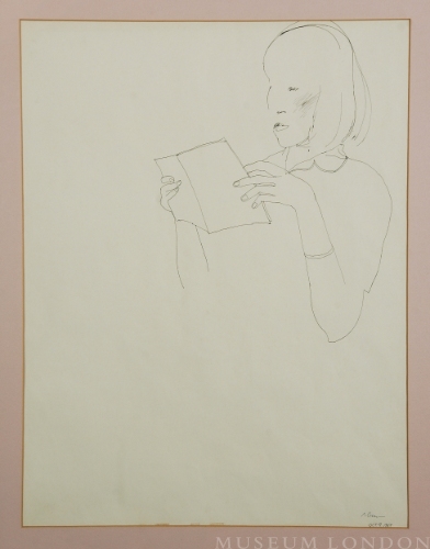 GIRL WITH BOOK