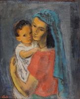 YEMENITE MOTHER AND CHILD