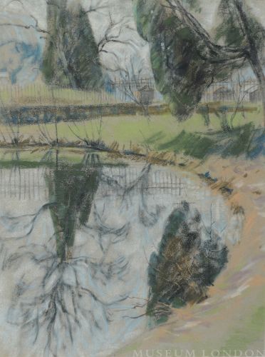 REFLECTIONS IN THE GARDEN IN LUXEMBOURG