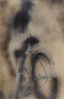 JUDI WITH BICYCLE
