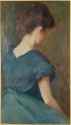 Untitled (Back View of a Young Lady)