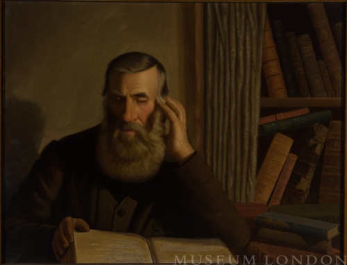 PORTRAIT OF AN OLD MAN READING