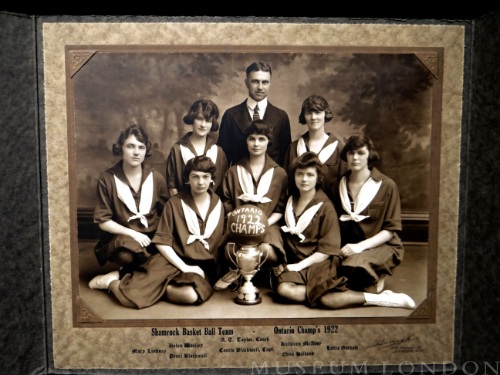 Shamrocks Basketball Team - Ontario Champs 1922