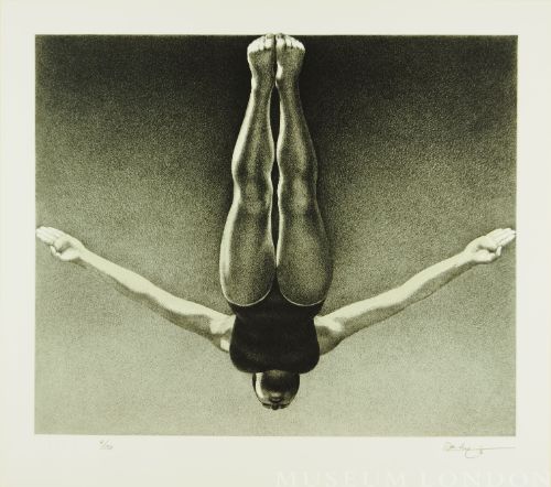 OLYMPIC SERIGRAPHS: THE DIVER