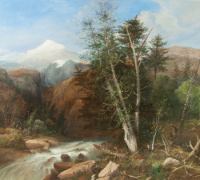 Alpine Waterfall