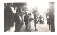 King George and Queen Elizabeth in London