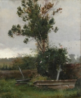 A VIEW IN A CEMETERY, PONT AVEN, FRANCE