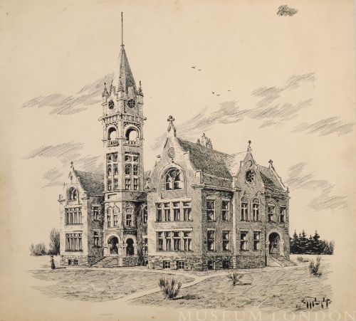 NORMAL SCHOOL, ELMWOOD AVENUE, LONDON, ONTARIO