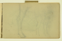 PAUL PEEL SKETCHBOOK: STUDY OF A COW'S LEGS