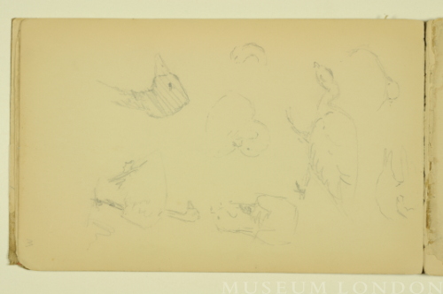 PAUL PEEL SKETCHBOOK: STUDIES OF GEESE