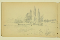 PAUL PEEL SKETCHBOOK: LANDSCAPE WITH POPLARS