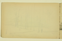 PAUL PEEL SKETCHBOOK: SKETCH FOR "RETURN OF THE FLOCK"