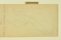Paul Peel sketchbook: human leg