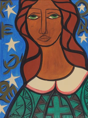 PORTRAIT OF A GIRL WITH SYMBOLS