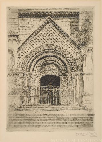 MAIN ENTRANCE DOORWAY, UNIVERSITY COLLEGE, UNIVERSITY OF TORONTO