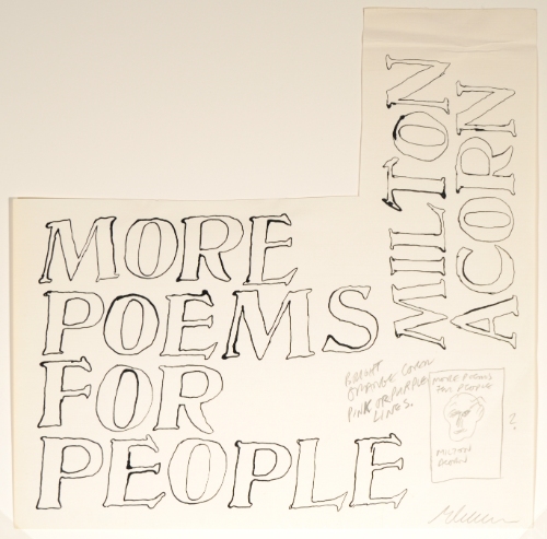 MORE POEMS FOR PEOPLE (COVER DESIGN)
