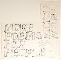 MORE POEMS FOR PEOPLE (COVER DESIGN)