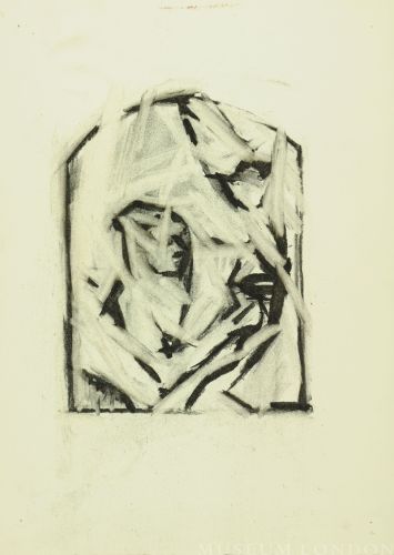 MEMORY STUDY AFTER A REMBRANT IN THE SCOTTISH NATIONAL GALLERY