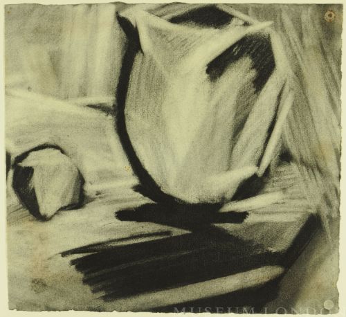 STILL LIFE - JUG AND ORANGE