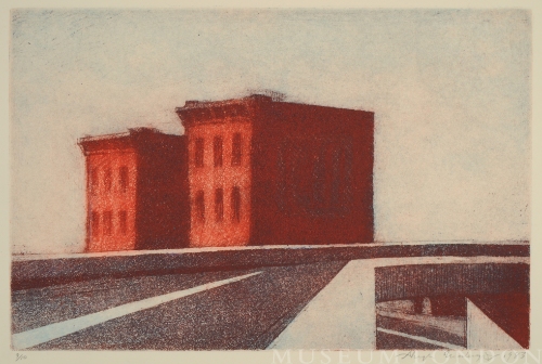 EXPRESSWAY RAMP AND BUILDINGS