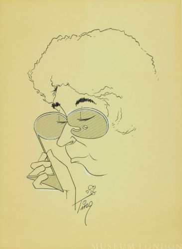 CARICATURE OF LENORE CRAWFORD