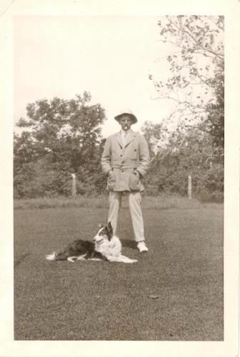 Dr. Hadley Williams with dog