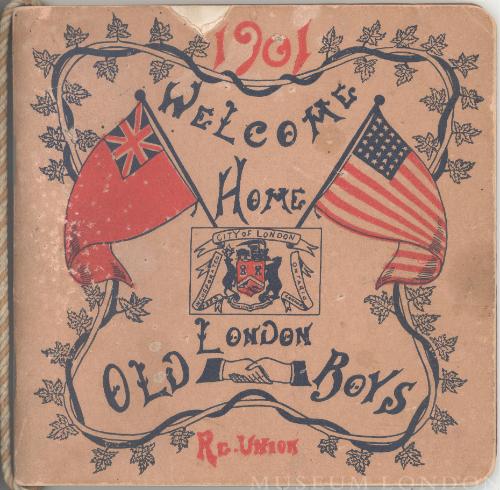 Wlecome Home ~ London Old Boys, 1901 Reunion