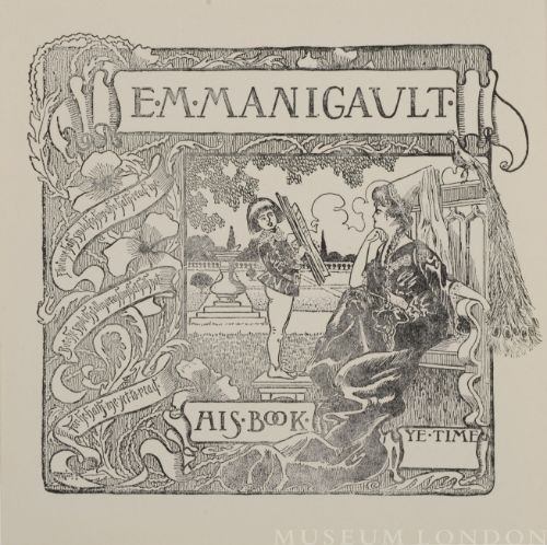 E. M. MANIGAULT BOOKPLATE