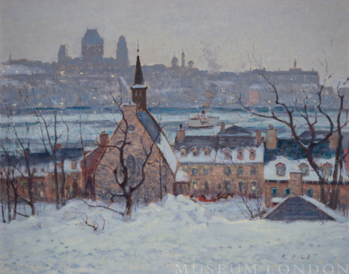 TWILIGHT: QUEBEC FROM LEVIS