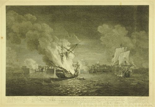 LOUISBOURGH HARBOUR, JULY 26, 1758 AFTER RICHARD PATON