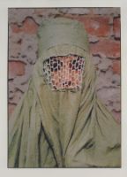 KALCUTT, PRINT # 88462: WOMAN IN PURDAH
