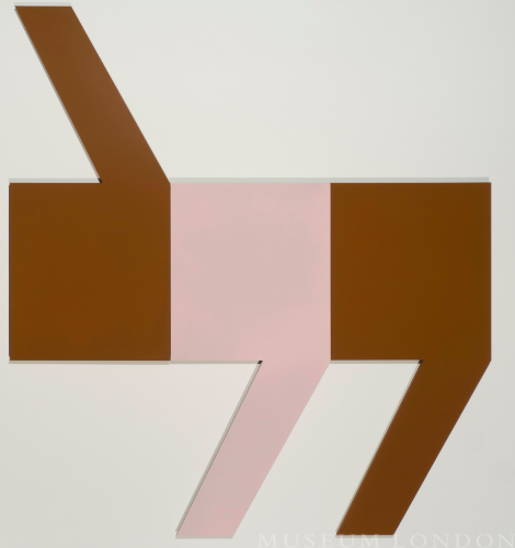 One of These Things / Commas (brown, pink, brown)