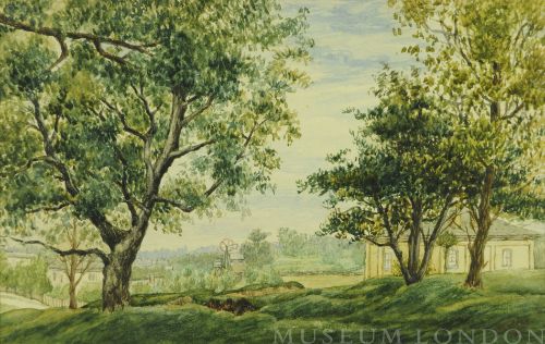 MOUNT PLEASANT LOOKING SOUTH FROM GLASS' BUSH, LONDON