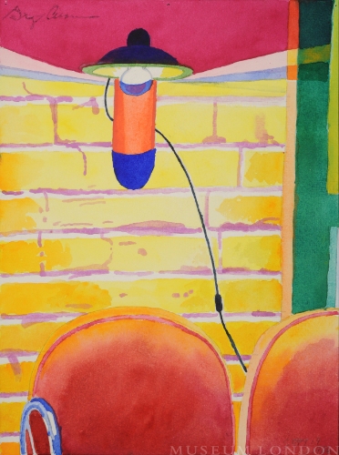 ITALIAN LAMP AND ART DECO COUCH