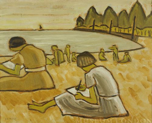 SKETCHING AT WARD'S ISLAND