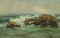 WAVES ON ROCKS