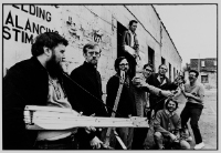 Hugh McIntyre, Art Pratten, John Clement, Murray Favro, Archie Leitch, Bill Exley, Greg Curnoe, John Boyle, Nihilist Spasm Band, York Hotel, London, ON