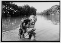 Isaac’s First Swim, Lambton County, Ontario, 1996