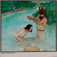 THEN HE PERMITTED HIM (BAPTISM OF JESUS BY JOHN) [FROM THE PASSION OF ST. MATTHEW]