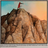 AGAIN THE DEVIL TOOK HIM TO A VERY HIGH MOUNTAIN AND SHOWED HIM ALL THE KINGDOMS OF THE WORLD AND THE GLORY OF THEM AND HE SAID TO HIM: ALL THESE THINGS WILL I GIVE THEE IF THOU WILT FALL DOWN... (THIRD TEMPTATION) [FROM THE PASSION OF ST. MATTHEW]