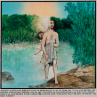 AND WHEN JESUS HAD BEEN BAPTISED HE IMMEDIATELY CAME UP FROM THE WATER AND BEHOLD THE HEAVENS WERE OPENED TO HIM AND HE SAW THE SPIRIT OF GOD DESCENDING AS A DOVE AND BEHOLD A VOICE FROM THE HEAVENS SAID... [FROM THE PASSION OF ST. MATTHEW]