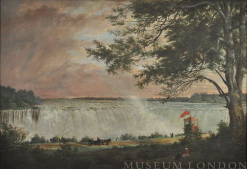 VIEW OF NIAGARA FALLS FROM THE CANADIAN SIDE
