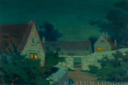 NIGHT IN THE VILLAGE (ENGLAND)