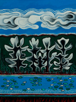 Woods and Waterlilies, Lake Margaret #1