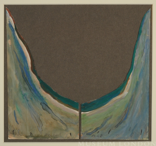 STUDY FOR LARGE DIPTYCH