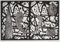 SPACE CHATTER, from the Organic Works on Paper series