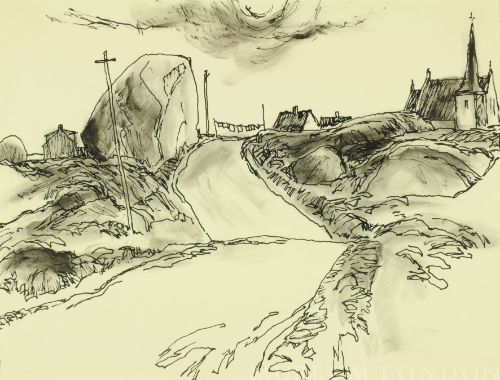 ENTRANCE TO PEGGY'S COVE, NOVA SCOTIA