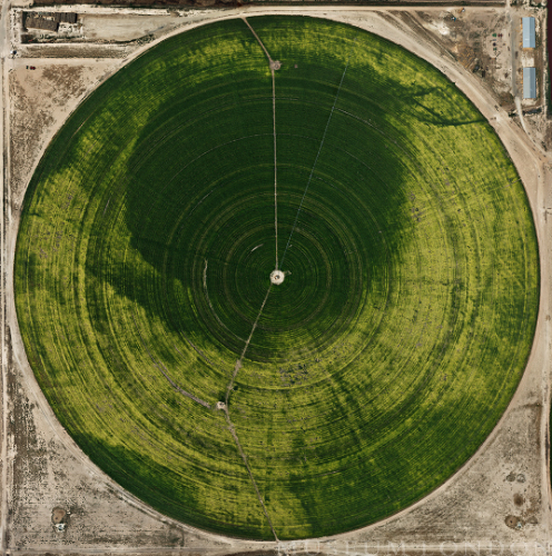 Pivot Irrigation #39, High Plains, Texas Panhandle, USA