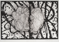 PEPPER INTO SPACE # 1, from the Organic Works on Paper series
