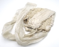 paper & silk baby bonnet